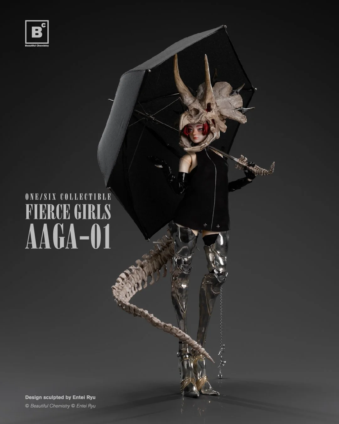 1/6 フィアス・ガールズ シリーズ: ボーン・ガール（トリケラトプス） 1/6 フィアス・ガールズ シリーズ: ボーン・ガール